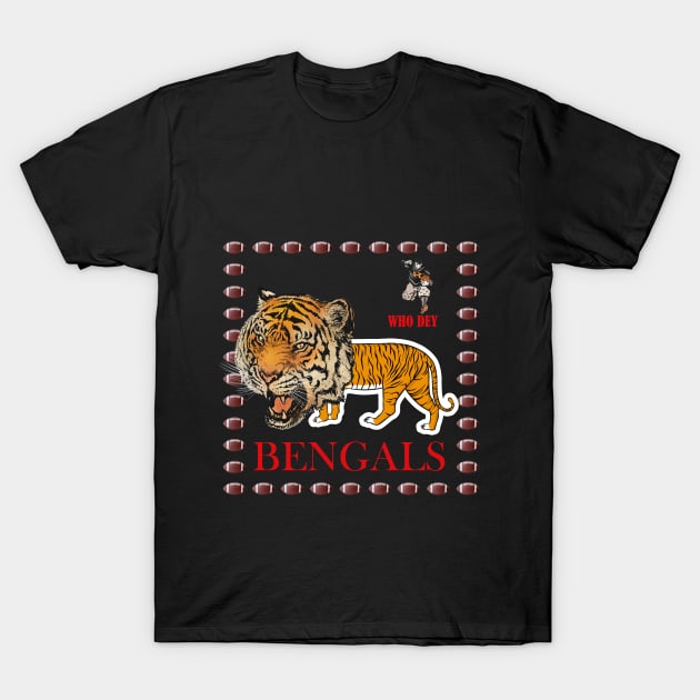 Bengals T-Shirt by Qutaibi